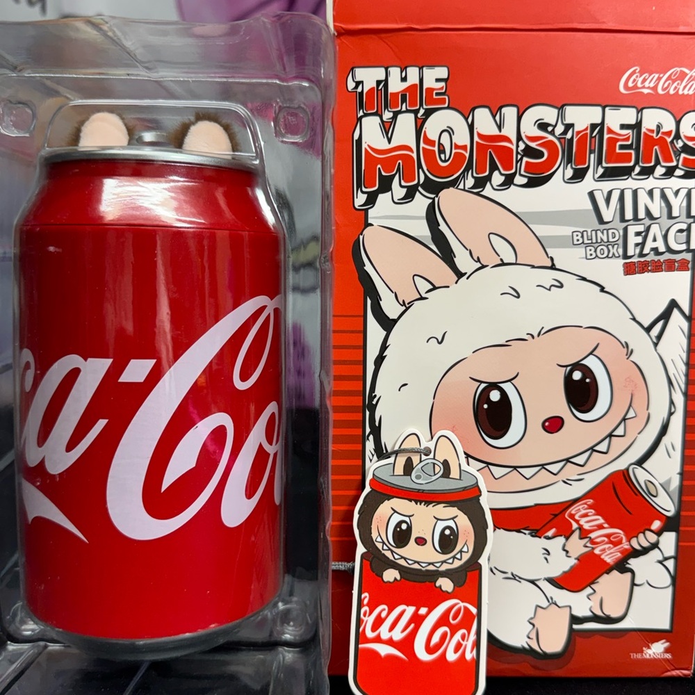 Secret Coca Cola Monster Doll in Red Can - Picture 5 of 8